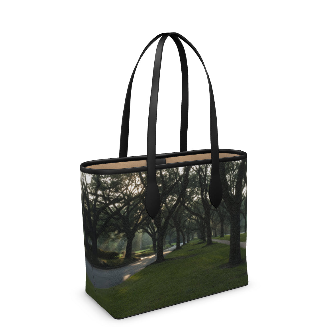 Leather Tote Shoping Bag